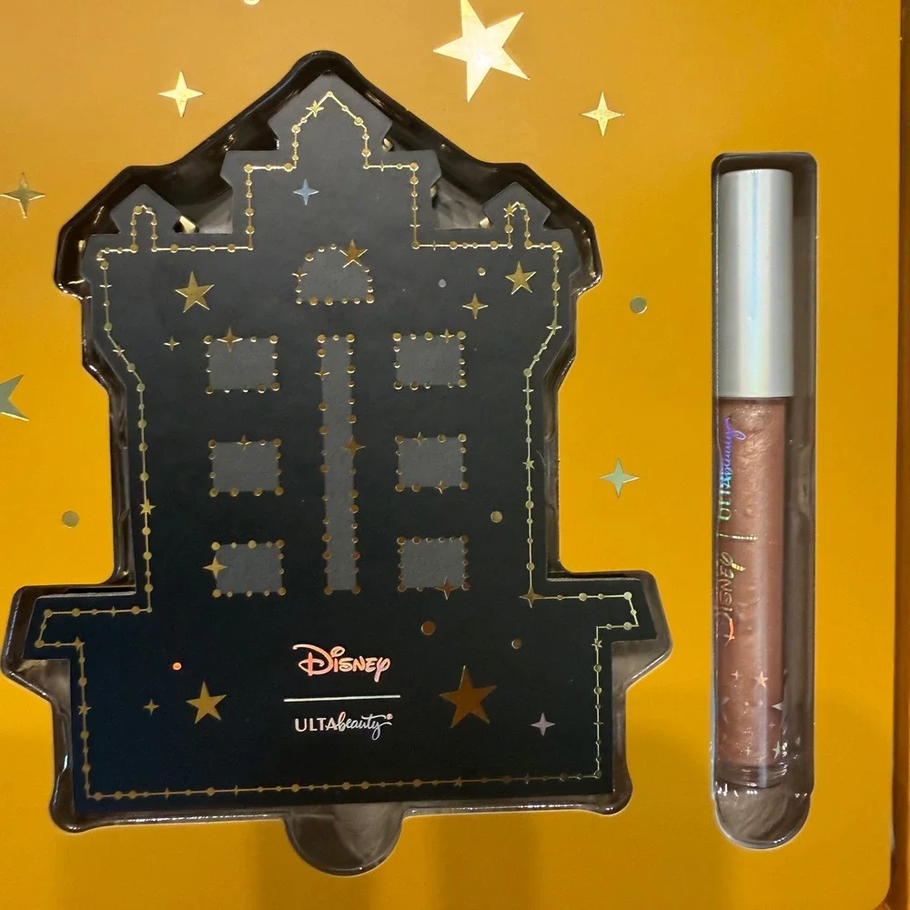 Disney Ulta Beauty 50th Anniversary Hollywood Studios Palette & Lip Gloss Set